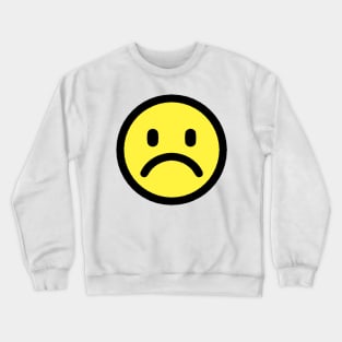 Sad Face Emoji :( Crewneck Sweatshirt